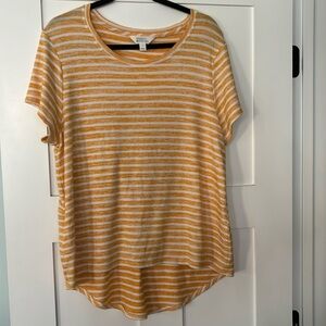 Market & Spruce lightweight short sleeved sweater top